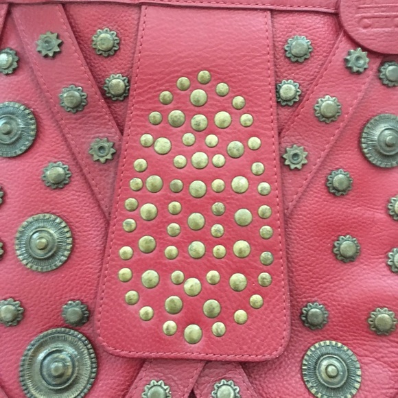 Chico’s Boho Studded Leather Shoulder Bag - Picture 6 of 11